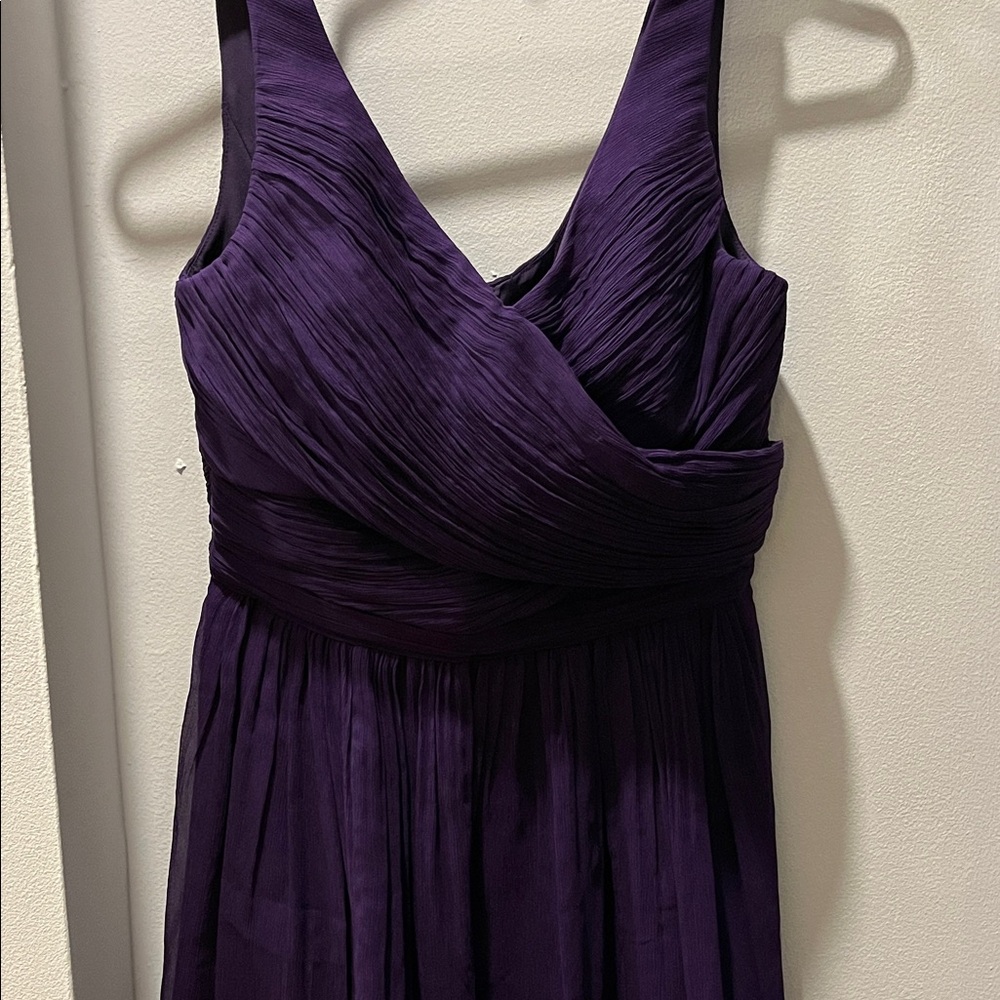 J. Crew Bridesmaid Collection, Elegant Purple Sleeveless Dress